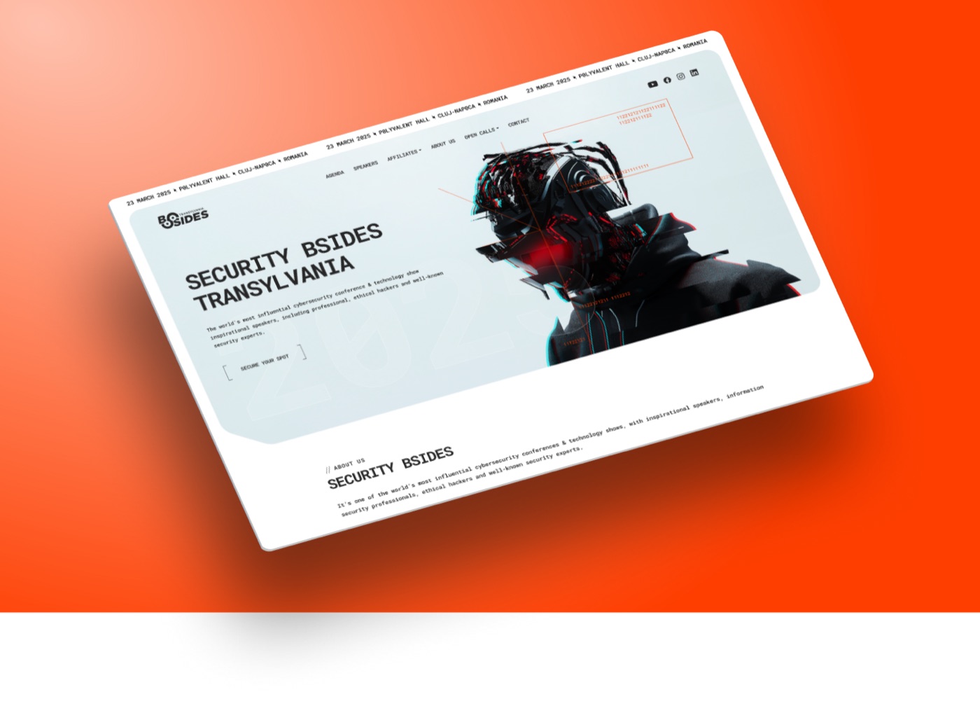 The BSides Transylvania website
